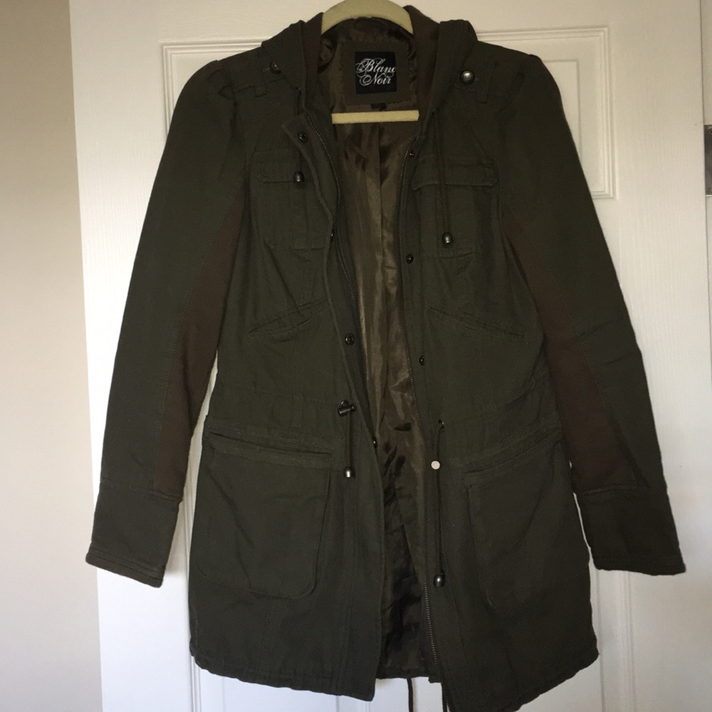 Army green utility jacket